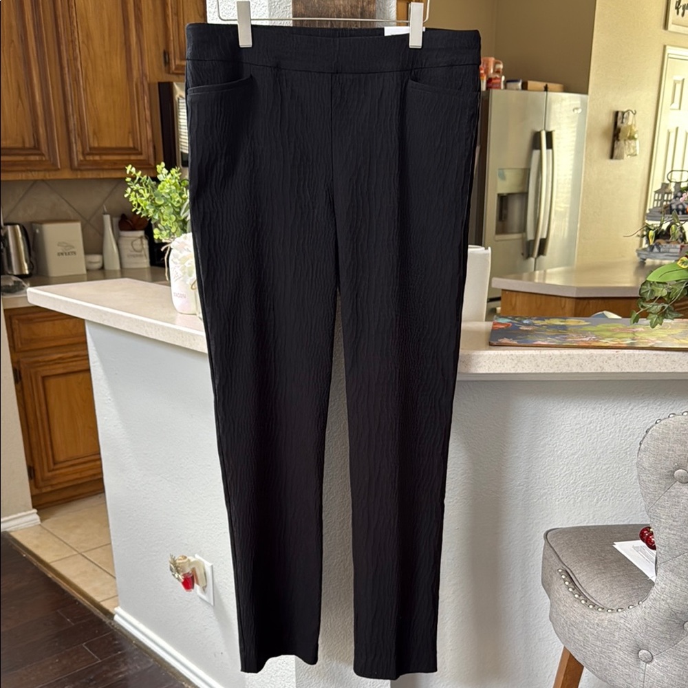 Chico’s Brigitte Reptile Jacquard Pants Tall Size 14 - Picture 6 of 14